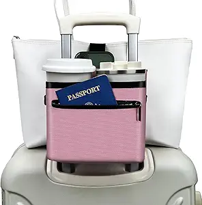 luggage drink holder caddy